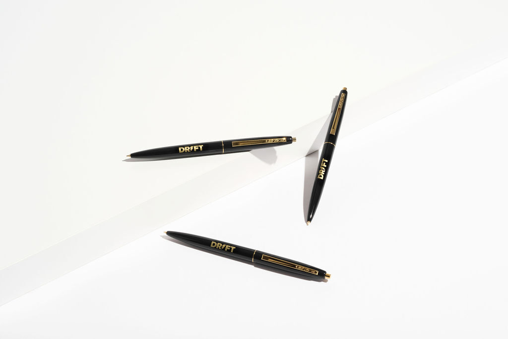 Drift Black & Gold Pen